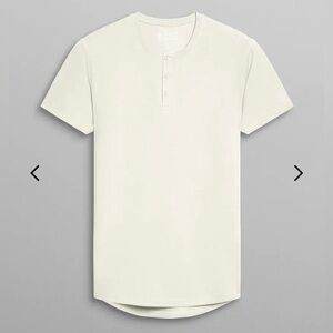 BYLT Basics Lux Henley Shirt in Cream